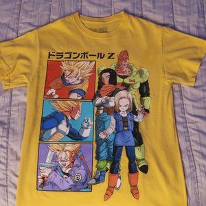 yellow dragon ball z shirt
